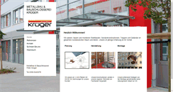 Desktop Screenshot of metallbau-peter-krueger.de